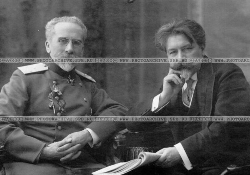 Файл:Начальник Придворного оркестра барон Константин Карлович фон Штакельберг и венгерский дирижёр Артур Никиш.jpg